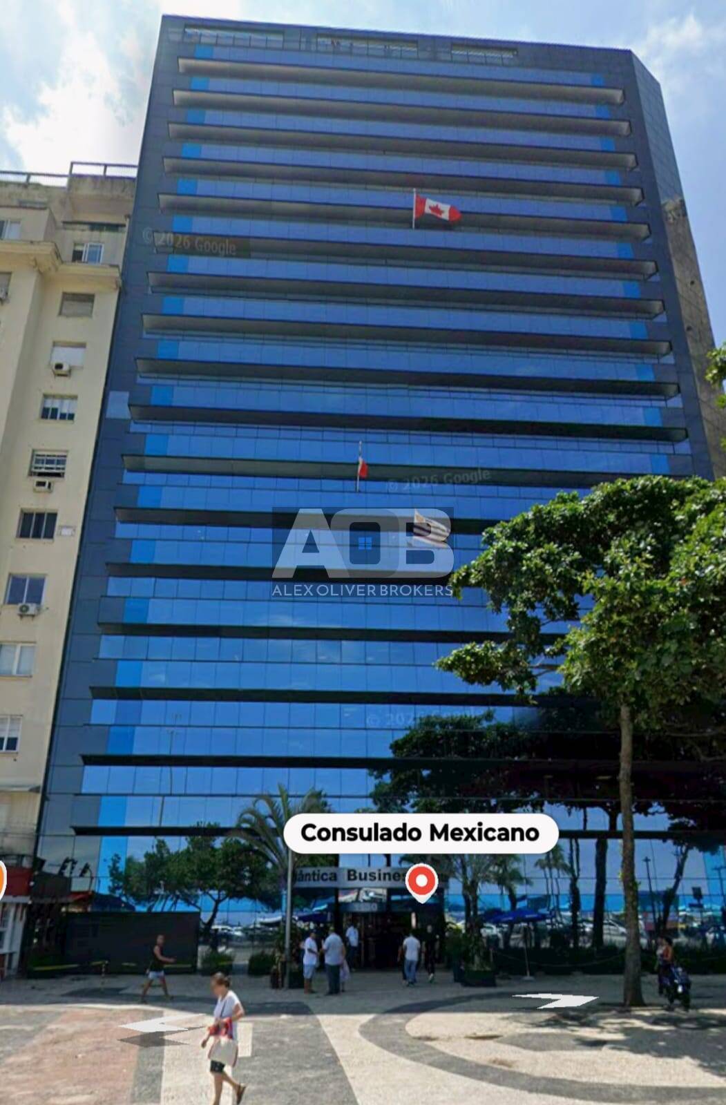 Conjunto Comercial para alugar em Copacabana, 234m2, 2 vagas, Vista Mar.